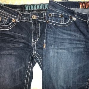 BUNDLE OF 2 HYDRAULIC JEANS SIZE 9-10